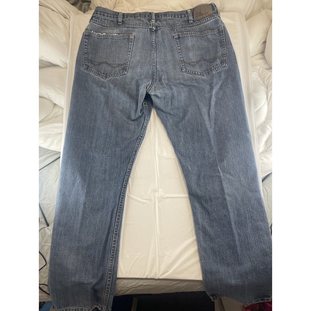 Wrangler Men's Slim Straight Fit Jeans 36x32 Blue Denim